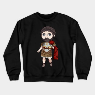 Hadrian's Triumph: A Grand Design Capturing the Greatness of Rome's Emperor Crewneck Sweatshirt